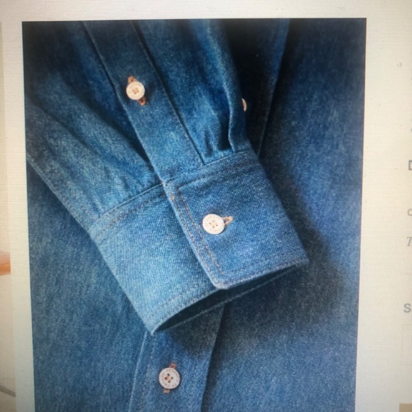 Dark Wash Denim Dress  NWTGS.  Size Small - Picture 3 of 11